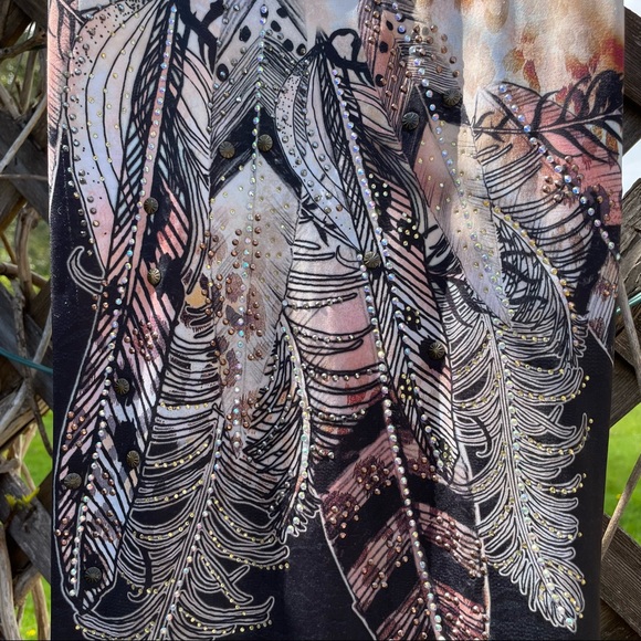 Rhinestoned Tank - Picture 3 of 11